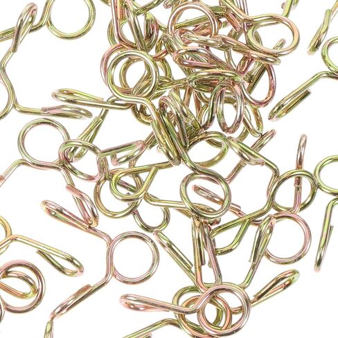 100pcs 5mm Steel Spring Hose Clamps Fuel Line Hose Clips Pipe Fasteners for Plumbing and Automotive Use in Kuwait