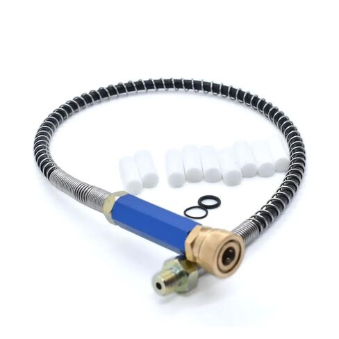 4500Psi 300Bar PCP مضخة يدوية ارتفاع ضغط الماء فاصل الزيت مع قطع الاتصال السريع الإناث in Kuwait