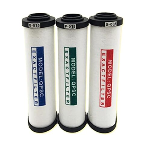 3 قطعة 3/4 "فاصل الزيت والماء 015 QPSC ضاغط الهواء استبدال أجزاء المرشح الهواء المضغوط الدقة تصفية مجفف QPSC in Kuwait