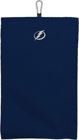 NORTHWEST Tampa Bay Lightning NHL Team Logo Micro Fiber Tri-Fold Golf Towel 16 x 24 Inches in Saudi Arabia