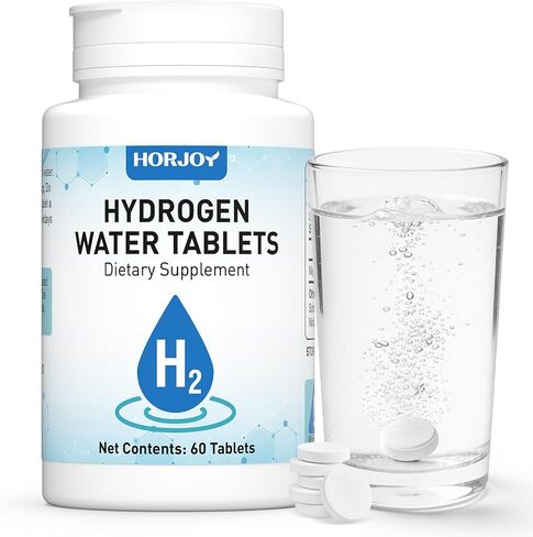 Hydrogen Water Tablets with Magnesium, Up to 12 PPM Molecular Hydrogen Tablets for Drinking Water, Support Oxidative Balance & Energy Metabolism (60 Counts, Unflavored) in Saudi Arabia