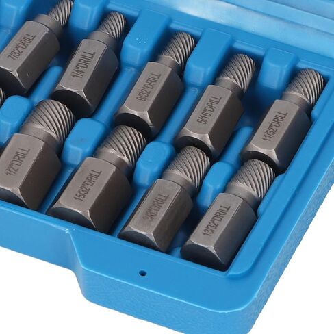 15Pcs Screw Extractor Set Hex Head Easy Out Cr Mo Damaged Broken Remover Tool Kit in Saudi Arabia