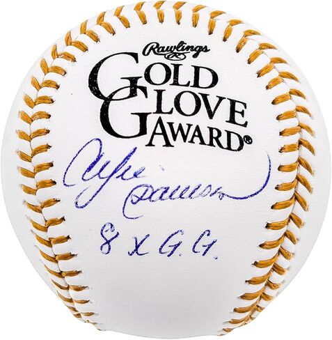 Andre Dawson موقعة من M.L.B Gold Glove Logo Baseball Expos "8x GG" Beckett BAS QR Stock #202053 in Kuwait