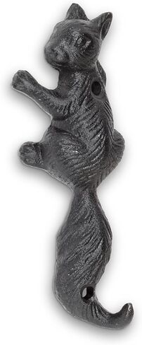 Abbott Collection Climbing Squirrel Hook - Cast Iron (5" H) in Saudi Arabia