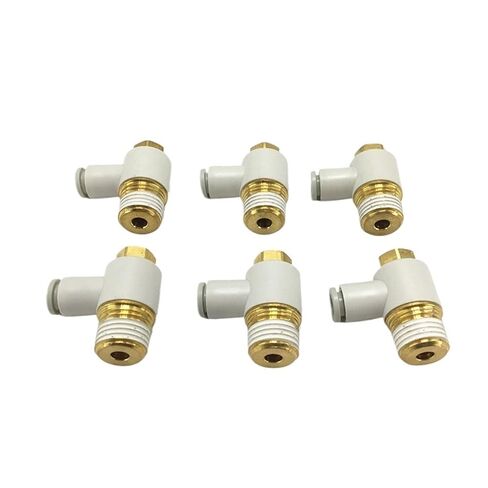 1pcs KQ2V16 KQ2V06 KQ2V08 KQ2V10 KQ2V12 KQ2V04-M5A KQ2V04-M5 01AS 02AS 03AS 04AS Male Elbow Connector(KQ2V06-M5A) in Saudi Arabia
