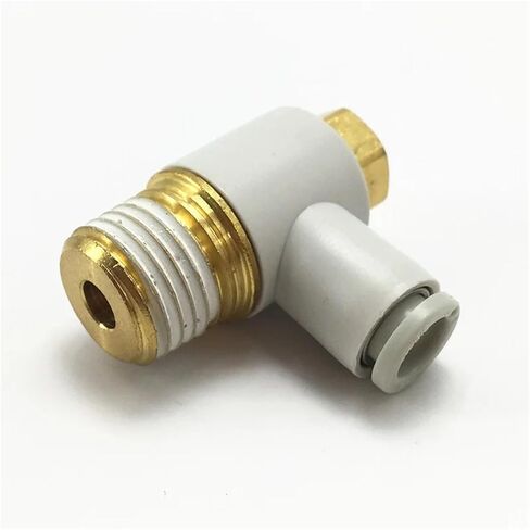 1pcs KQ2V16 KQ2V06 KQ2V08 KQ2V10 KQ2V12 KQ2V04-M5A KQ2V04-M5 01AS 02AS 03AS 04AS Male Elbow Connector(KQ2V06-M5A) in Saudi Arabia