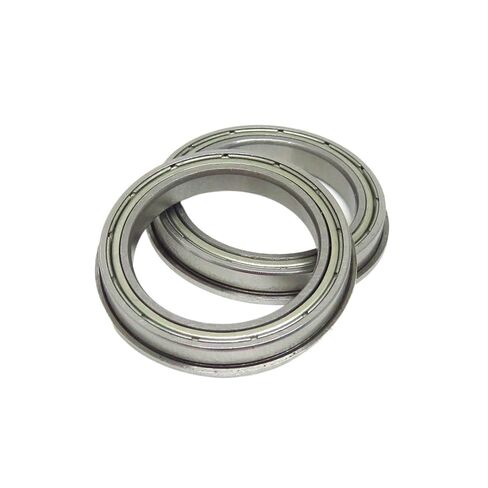 2 قطع F6704 ZZ 20x27x4 مللي متر محمل كروي من الفولاذ الكروم F6704Z 6704 F6704RS 20*27*4 مم ABEC-5 محمل شفة رفيع (أسود) in Kuwait