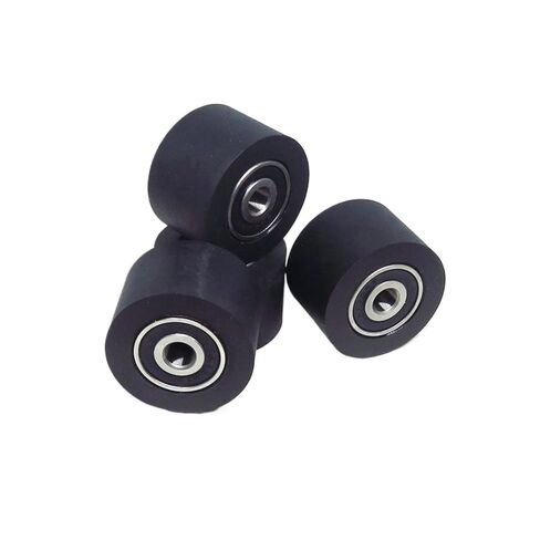 1 Piece 30mm Polyurethane Coated Roller with Double 626RS Bearings 6x30x20mm PUT62630-20 Soft Rubber Guide Wheel in Saudi Arabia