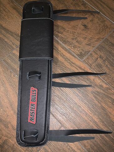 EPT Bull Ropes Bull Riding Rope Pad Master Bulls - وسادة جلدية سوداء 15 بوصة × 4 بوصة in Kuwait