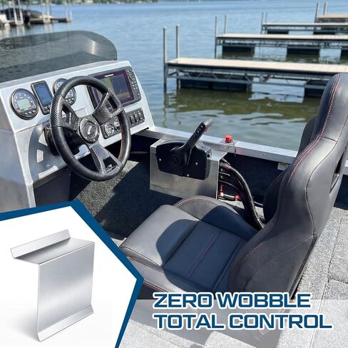 Marine Boat Throttle Control Mounting Bracket, 3'' D x 7'' H Iron Surface Mount Box for Single Lever Controls, Cable Protection Boat Accessories in Saudi Arabia