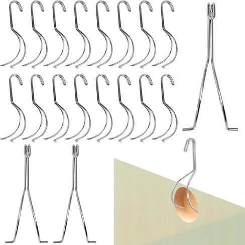 Huaerle 20 Pack Cabinet Door Painting Hangers 5.51 x 2.36 x 1.57in Painting Hanging Hooks No-Drill Cabinet Door Brackets Drying Rack Painter Tools for DIY Wood Art Working Tools Accessories in Saudi Arabia