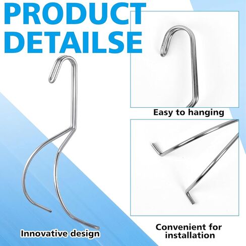 Huaerle 20 Pack Cabinet Door Painting Hangers 5.51 x 2.36 x 1.57in Painting Hanging Hooks No-Drill Cabinet Door Brackets Drying Rack Painter Tools for DIY Wood Art Working Tools Accessories in Saudi Arabia