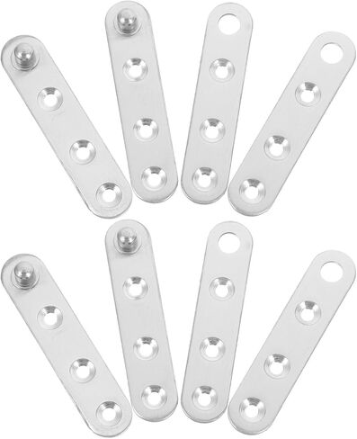 10 قطع من Homoyoyo قابلة للدوران 360 درجة من الفولاذ المقاوم للصدأ بمفصلات أبواب محورية مخفية متوسطة الحجم معدنية للاستخدام السكني والصناعي in Kuwait