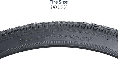 YUNSCM 2-PCS 24" Mountain Bike Tires 24x1.95/53-507 Compatible with Mountain Bike 24 x 1.95 Bicycle Tires (Y-1502) in Saudi Arabia