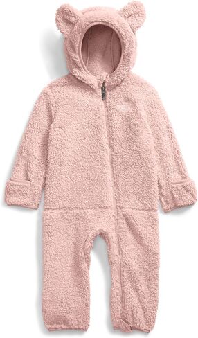 THE NORTH FACE Baby Campshire One-Piece | Cozy Fleece Winter Onesie for Toddlers, Built In Mittens, Booties & Attached Hood with Bear Ears, Pale Blossom, 18 Months in Kuwait