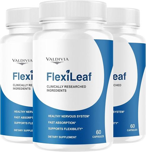 (3 Pack) Flexileaf - Official Flexileaf Capsules Supplement Natural Advanced Formula, FlexiLeaf Premium Ingredients Multivitamin Support for Overall Health & Wellness, 180 Capsules for 3 Months in Saudi Arabia