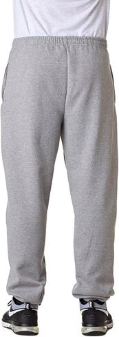 الكبار 9.5 أوقية. بنطلون رياضي Super Sweats® NuBlend® من الصوف بجيوب مقاس 2XL أسود in Saudi Arabia