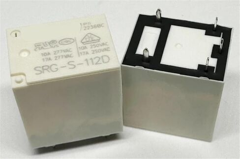 SRG-S-112D (22F-1C-12V-17A) تتابع 5 دبابيس 1 قطعة in Saudi Arabia