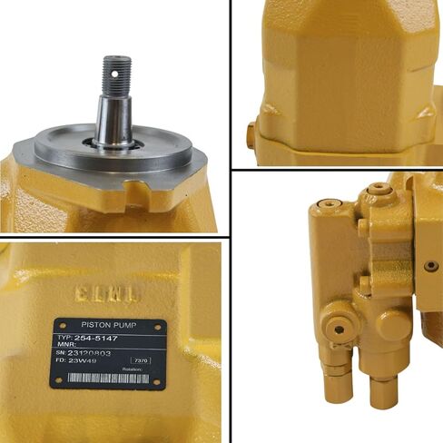 254-5147 2545147 مضخة المكبس متوافقة مع الجرافة ذات العجلات Caterpillar CAT 972H 966H المحرك C13 C11 in Kuwait