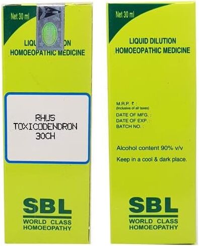 SBL Rhus Toxicodendron 30 CH Homeopathic Remedy Liquid in Saudi Arabia