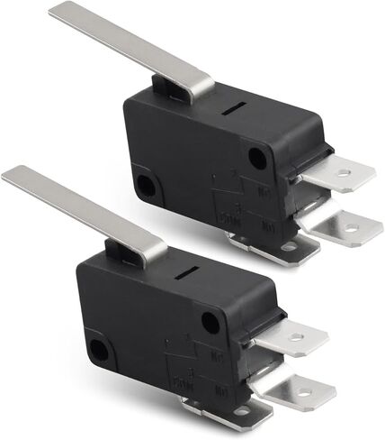 1177567 مفتاح باب الفرن مناسب لـ Southbend، SPDT Microswitch 16A 250V مع علامات تبويب 1/4 بوصة، مناسب لسلسلة فرن Southbend 300 400 B EB SLES SLG STR (حزمة من 2) in Saudi Arabia