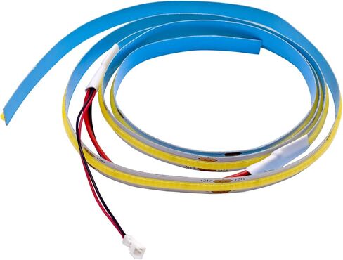 مجموعة شريط إضاءة LED ترقية شريط الضوء المتوافق مع Creality K2 Plus، 480LED COB 6000K شريط ضوئي ذاتي اللصق باللون الأبيض البارد in Kuwait