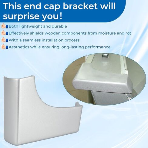 Transom End Cap Bracket Corner Guard Protector for Starcraft Boat Starboard, Boat Transom End Cap for Older Starchief Chieftain Jet & More Models, Left Resin in Saudi Arabia