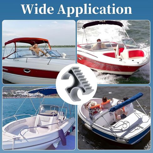 ETZ 4 عبوات من مشابك عمود الدعم العلوي بيميني 7/8 بوصة، مشابك عمود علوي بيميني لملحقات القوارب المضادة للحشرجة in Kuwait