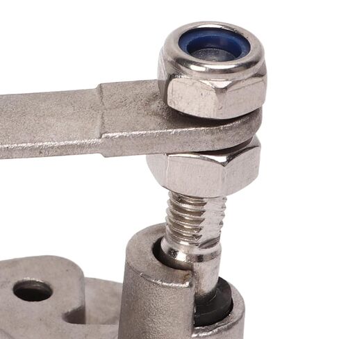 Fockety Boat Cam Latch, 316 Stainless Steel Marine Hatch Pull, Large Ring with Non Lock Handle, Ideal for Boats and Yachts,Simple Installation,Smooth and Durable,Suitable for Yachts and in Saudi Arabia
