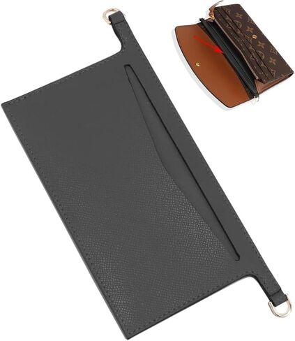 محفظة من جلد البولي يوريثان لحزام سلسلة محفظة Emilie مع حلقات على شكل حرف D، طقم تحويل منظم لإدراج المحفظة من أجل LV Sarah in Kuwait