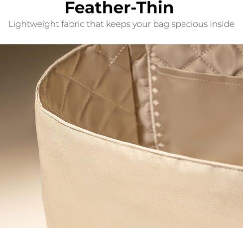 إدراج منظم المحفظة لحقيبة يد هيرميس ليندي 26، تناسب مثالي مخصص داخل جماليات ممتازة مطرزة خفيفة الوزن حمل ملحقات إدراج (كريم بريق ذهبي) in Kuwait