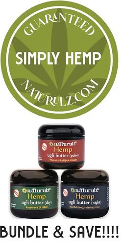 حزمة Naturulz وحفظها!!! - 3 عناصر من زبدة Ugli للنهار والليل والطاقة. تركيبات نباتية قوية مصنوعة من مستخلص القنب المزروع في ولاية أوريغون، مواد موضعية طبيعية بالكامل in Kuwait