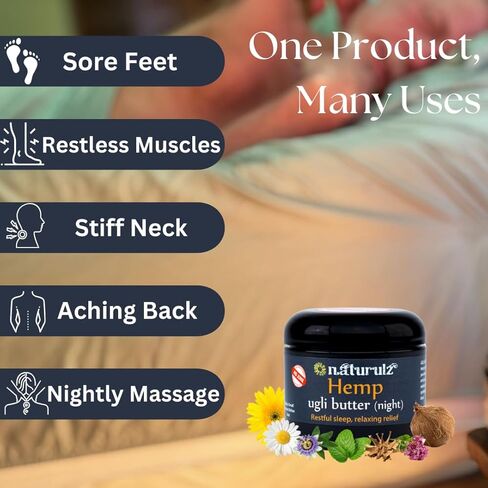 حزمة Naturulz وحفظها!!! - 3 عناصر من زبدة Ugli للنهار والليل والطاقة. تركيبات نباتية قوية مصنوعة من مستخلص القنب المزروع في ولاية أوريغون، مواد موضعية طبيعية بالكامل in Kuwait