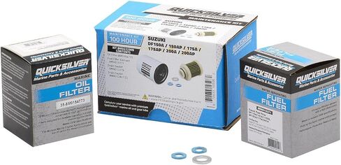 Quicksilver 8M0222309 100 Hour Maintenance Kit, Suzuki DF150A/150AP/175A/175AP/200A/200AP in Saudi Arabia