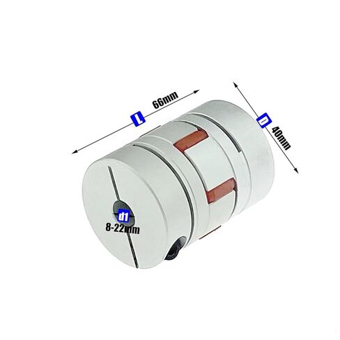 LM Flexible Plum Clamp Coupler D45L66 Shaft Size CNC Jaw Coupling 10/12/14/16/18/20/22/24/25mm D45 L66 1Pcs(25X25) in Saudi Arabia