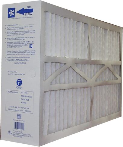 Genuine M1-1056 Size 16" x 25" x 5" (Actual Size: 15 3/8" x 25 1/2" x 5 1/4") MERV 11 PACK OF 2 FILTERS… in Saudi Arabia