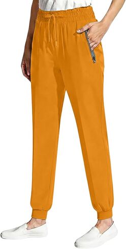 Comfy Stretch Active Pants for Women Over 50 Breathable Quick Drying Ice Silk Lightweight Hiking Straight/Jogging Pant in Saudi Arabia
