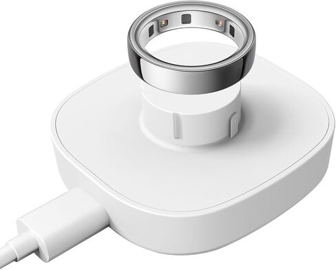 Compatible with Ring Gen 4 Size 12 Charger,Fast Charging Dock and USB-C Cable- Ring Gen 4 Must-Haves for Users (White, Size 12) in Saudi Arabia