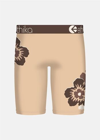 ملابس داخلية قصيرة للأولاد من Ethika، ناعمة قابلة للتمدد في 4 اتجاهات، لا تناسب الركوب - زهرة الكركديه in Saudi Arabia
