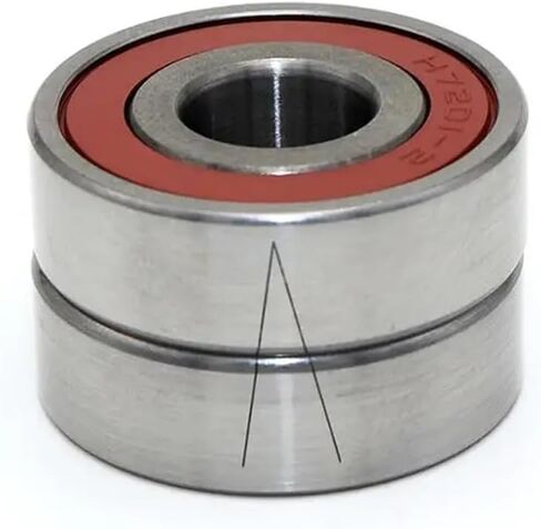 1 Pair H7201C 2RZ P4 DBA 12X32X10 7201 Sealed Angular Contact Bearings Spindle in Saudi Arabia