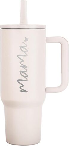 Mama Tumbler 40 oz Cup with Lids Straws First Mothers Day Gifts for New Mom Gifts for Pregnant Mother, Mama, Mom To Be in Saudi Arabia