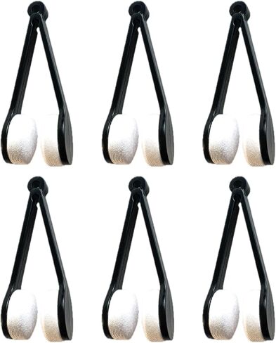 6 قطع من مشابك مساعد إغلاق الأكياس من أجل أكياس قابلة للإغلاق، وسحاب للغلق، والفريزر، والوجبات الخفيفة والتخزين مع بطانة من القماش الناعم in Kuwait