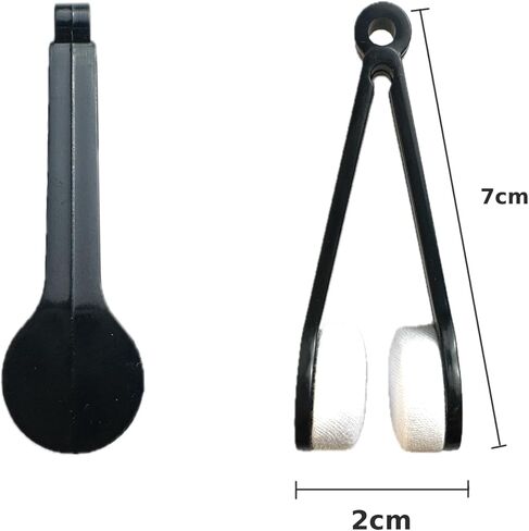 6 قطع من مشابك مساعد إغلاق الأكياس من أجل أكياس قابلة للإغلاق، وسحاب للغلق، والفريزر، والوجبات الخفيفة والتخزين مع بطانة من القماش الناعم in Kuwait