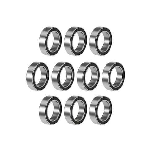 Bimetal Seal Shield Micro deep Groove Bearing 10/100PCS 6700ZZ 67002RS 10x15X4mm Miniature Rubber Seal Deep Groove Ball Bearing(100PCS-6700 2RS Blue,ABEC 5) in Saudi Arabia