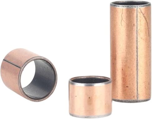 Bimetal Seal Shield Micro deep Groove Bearing Oil-Free Self-lubricating Bearing Composite Copper Sleeve Inner Diameter 10 11 12 13 14 15mm Bushing Small Bushing(13x15x15mm (10pcs)) in Saudi Arabia