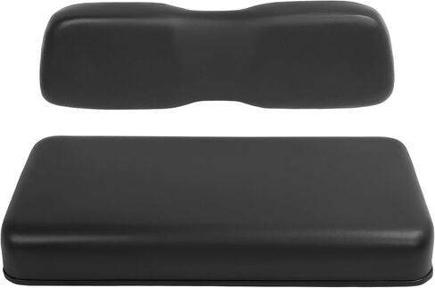 ECOTRIC Golf Cart Front Seat Bottom & Seat Backrest Assemble Compatible with 2000.5-up Club Car DS Seat Bottom Cushion and Back- Black Plastic Foam Wood in Saudi Arabia