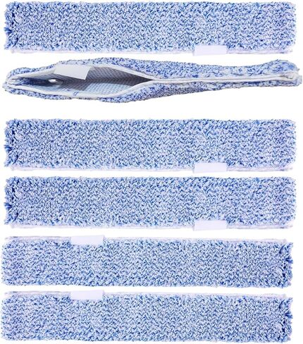 4 عبوات من الألياف الدقيقة مقاس 35.56 سم بديلة لإعادة ملء النوافذ متوافقة مع Unger 966540 كم تنظيف النوافذ الاحترافي، كم قماش ممسحة قابل لإعادة الاستخدام لتنظيف النوافذ الاحترافي MR.SIGA in Kuwait