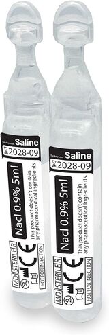 Saline Solution, 0.9% Sodium Chloride, 30 Single-Use 5ml Tubes in Saudi Arabia