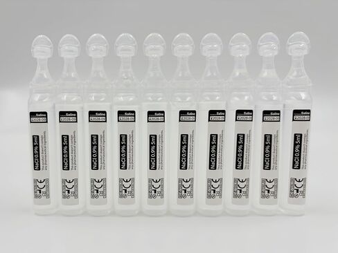 Saline Solution, 0.9% Sodium Chloride, 30 Single-Use 5ml Tubes in Saudi Arabia