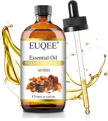 EUQEE Hinoki Essential Oil 118ml Pure Hinoki Oil Premium Essential Oil - with Glass Dropper Great for Diffuser, DIY Soap, Candle Making, Aromatherapy - 4Fl. OZ in Saudi Arabia